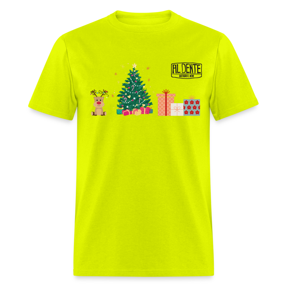 Al Dente Christmas Shirt - safety green