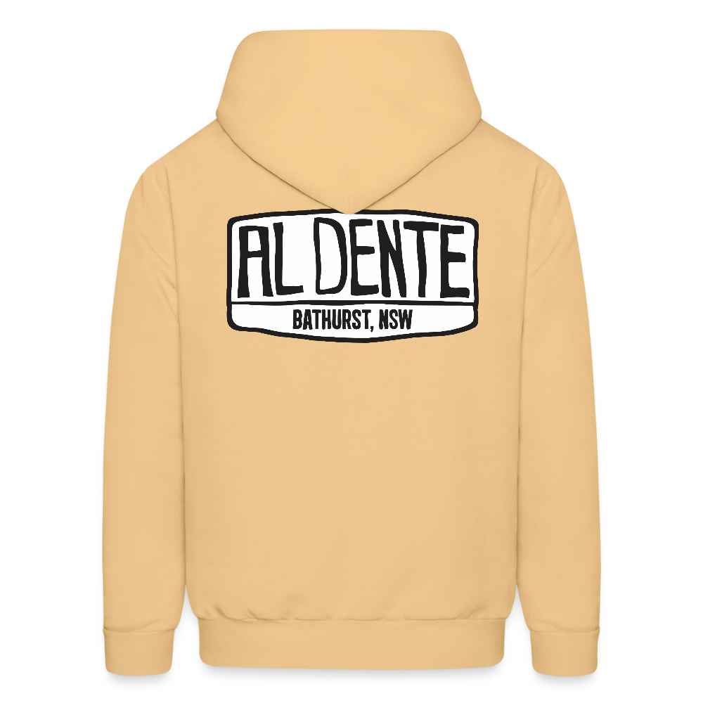Al Dente's Hoodie - light gold 