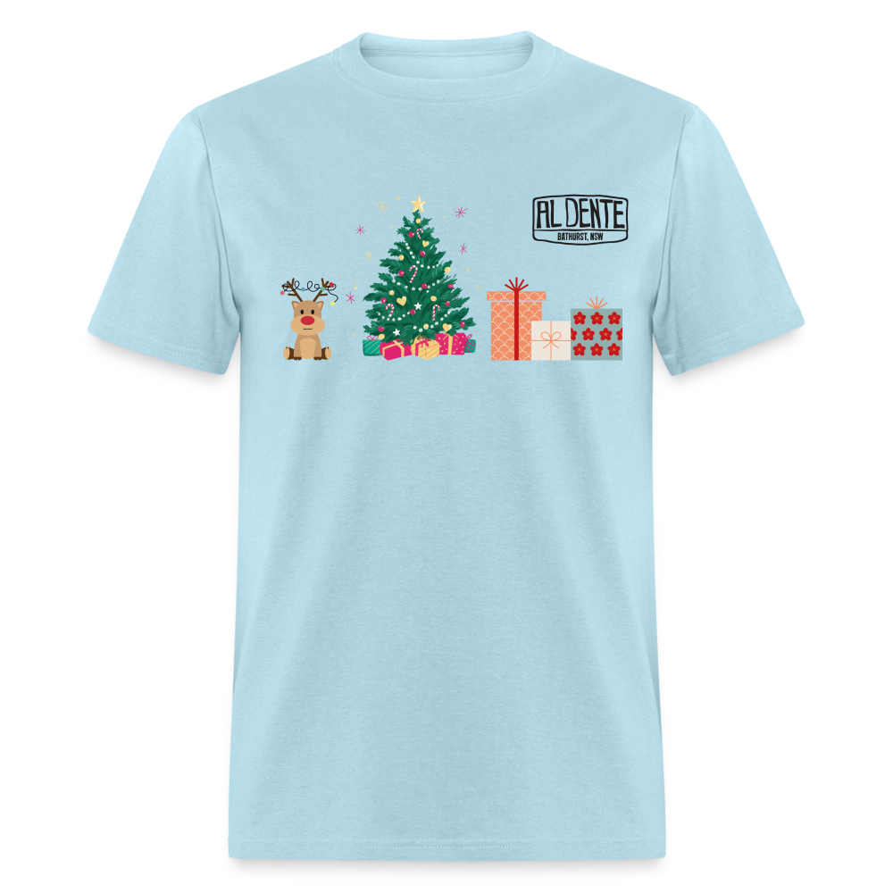 Al Dente Christmas Shirt - powder blue