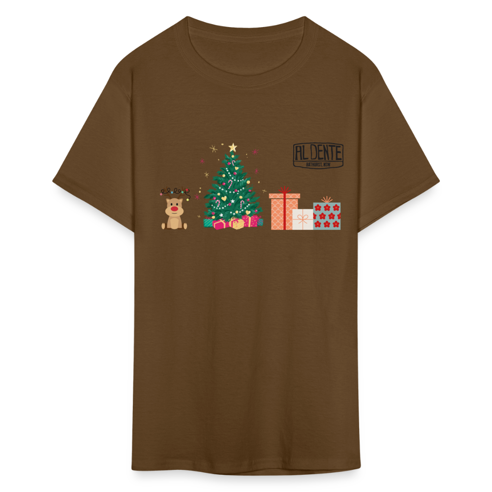 Al Dente Christmas Shirt - brown