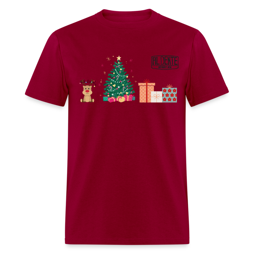 Al Dente Christmas Shirt - dark red