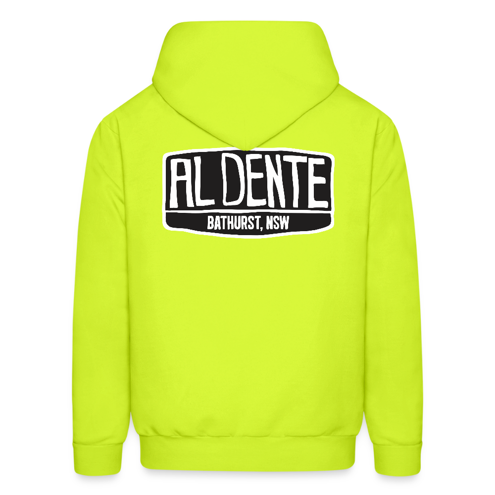 Al Dente's Hoodie - safety green