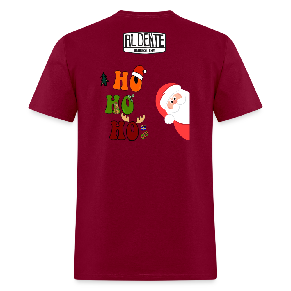 Christmas Ho ho ho - burgundy