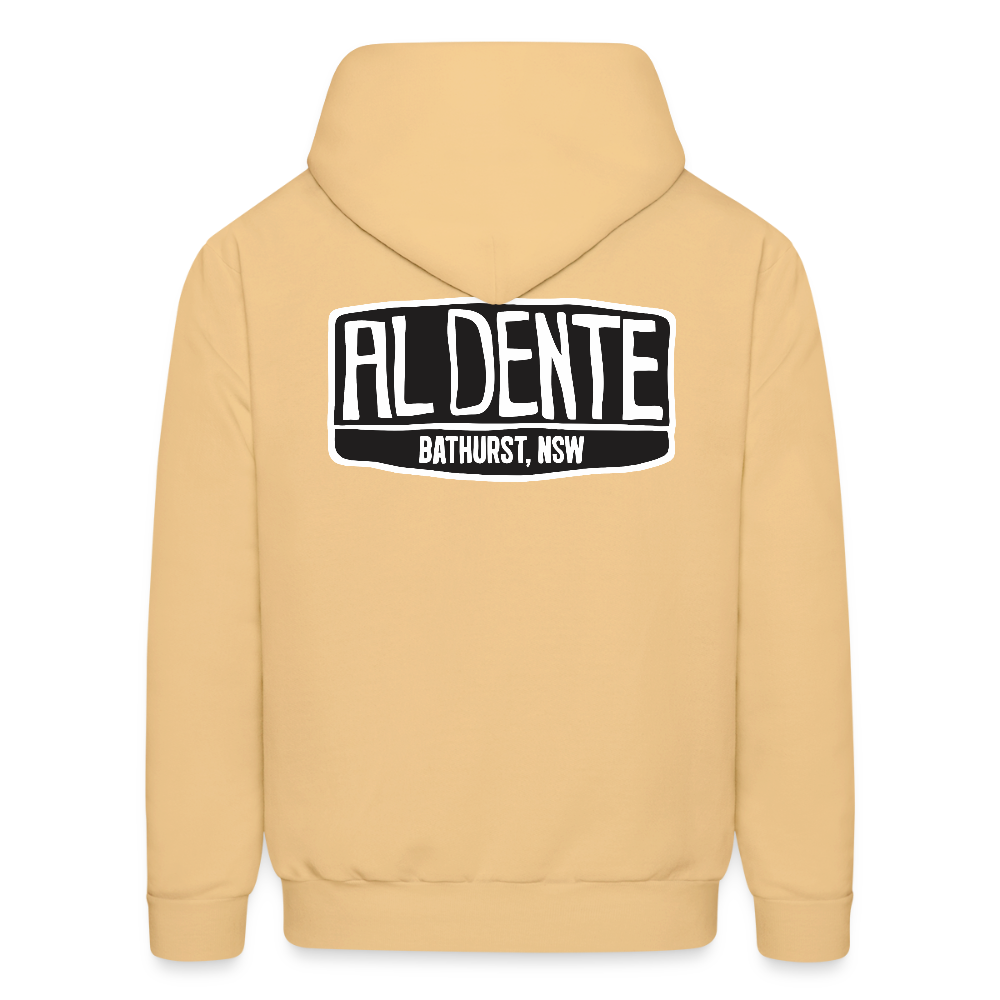 Al Dente's Hoodie - light gold 