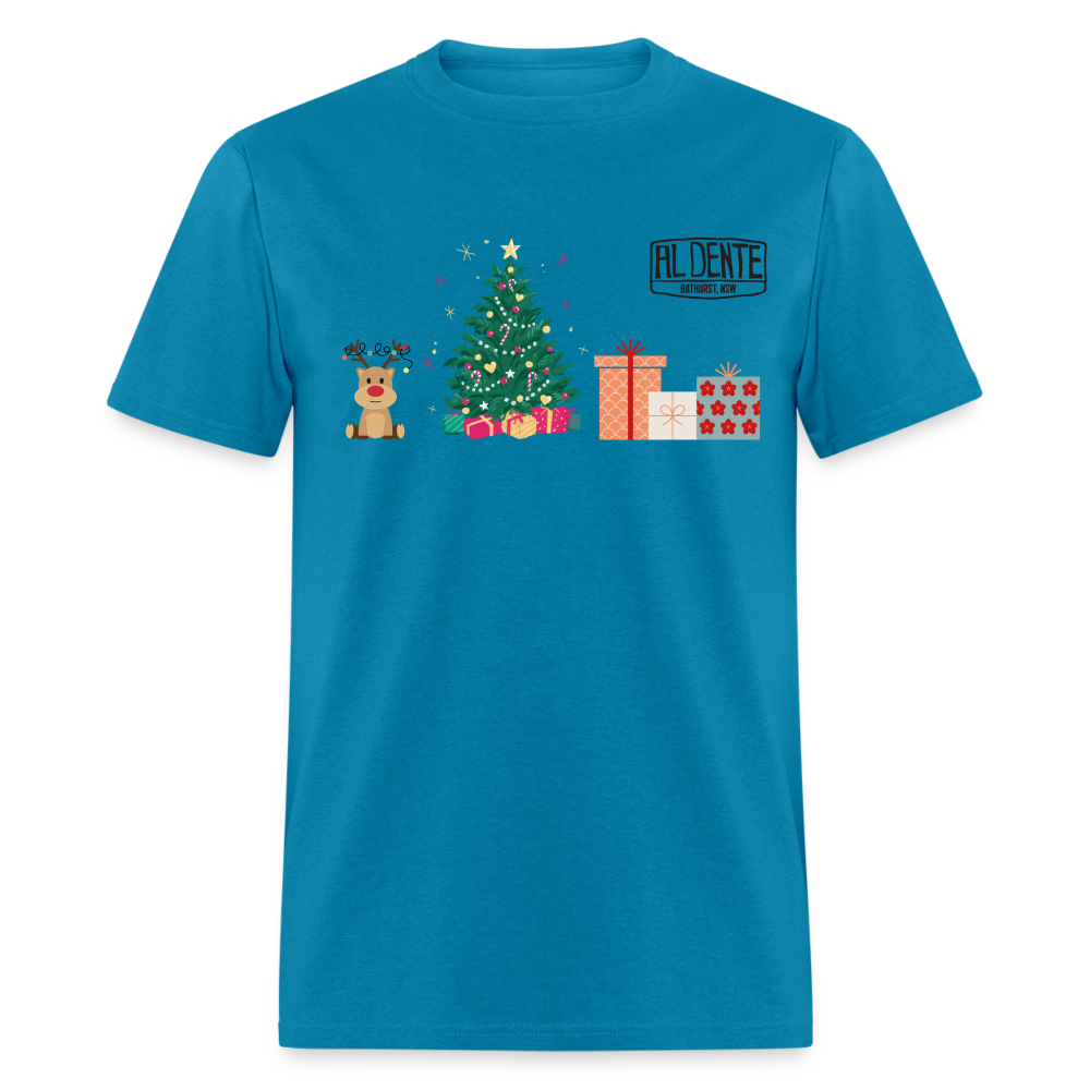 Al Dente Christmas Shirt - turquoise