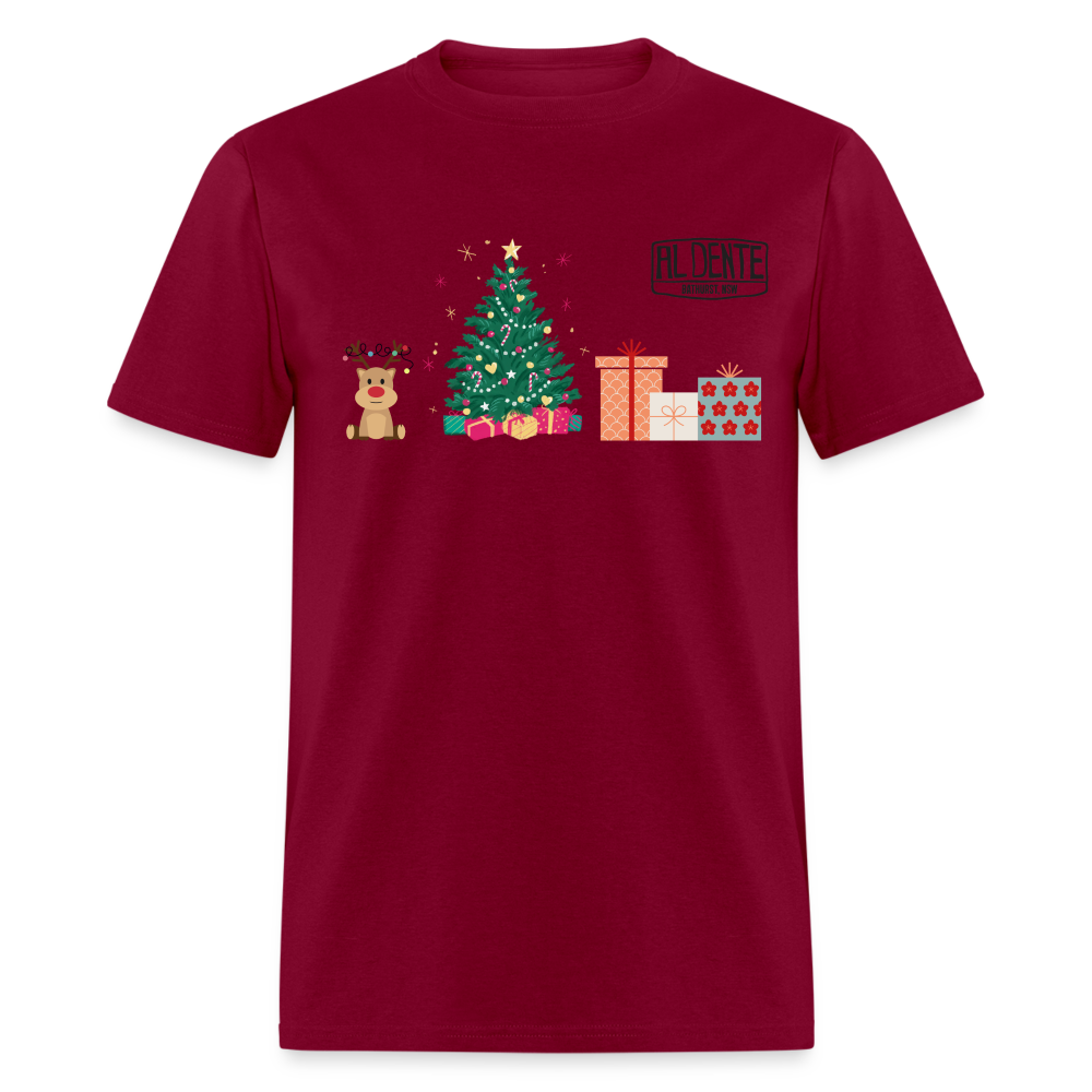 Al Dente Christmas Shirt - burgundy