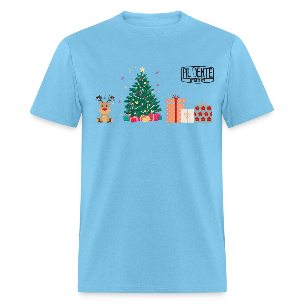 Al Dente Christmas Shirt - aquatic blue