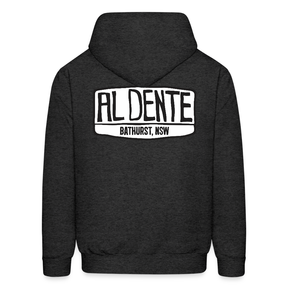 Al Dente's Hoodie - charcoal grey