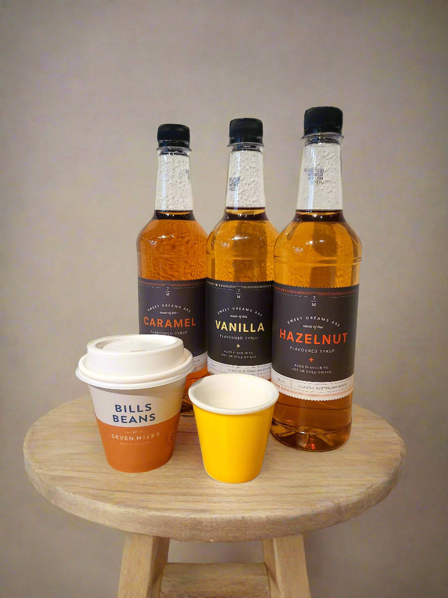 Syrup + Small Coffee 8Oz ( 2 Shot )