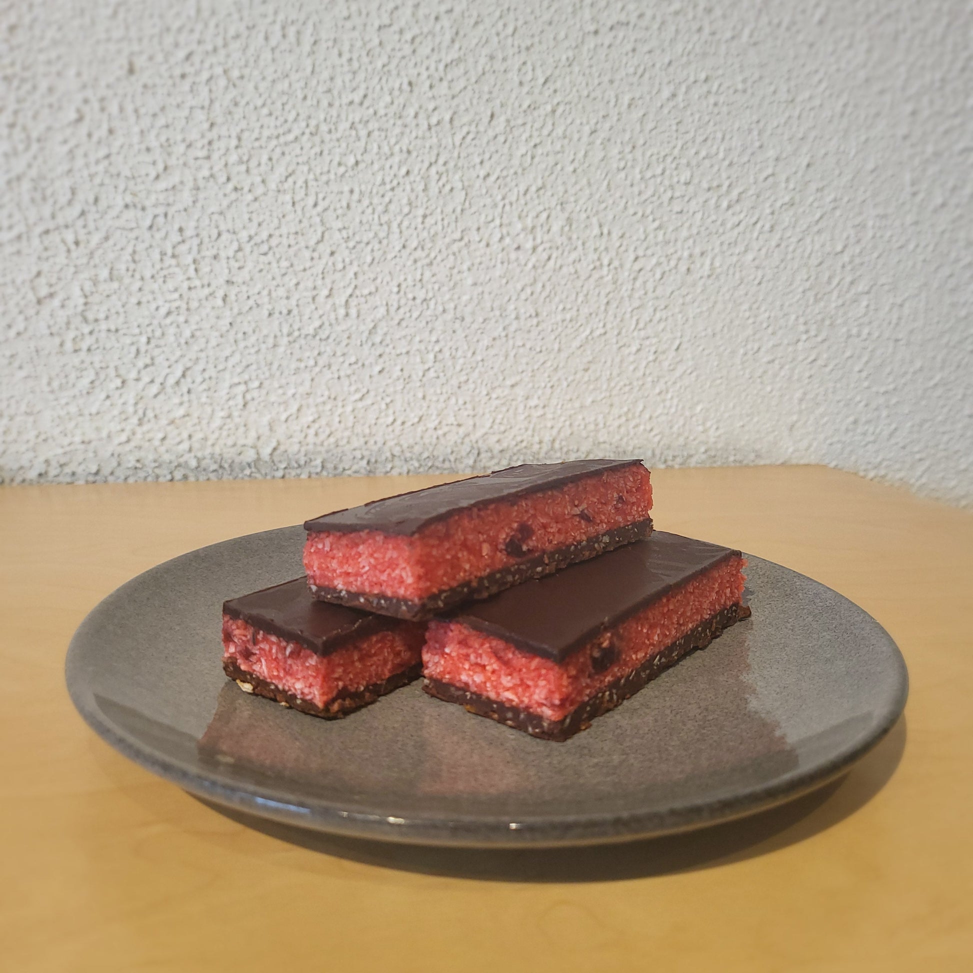 Cherry ripe slice