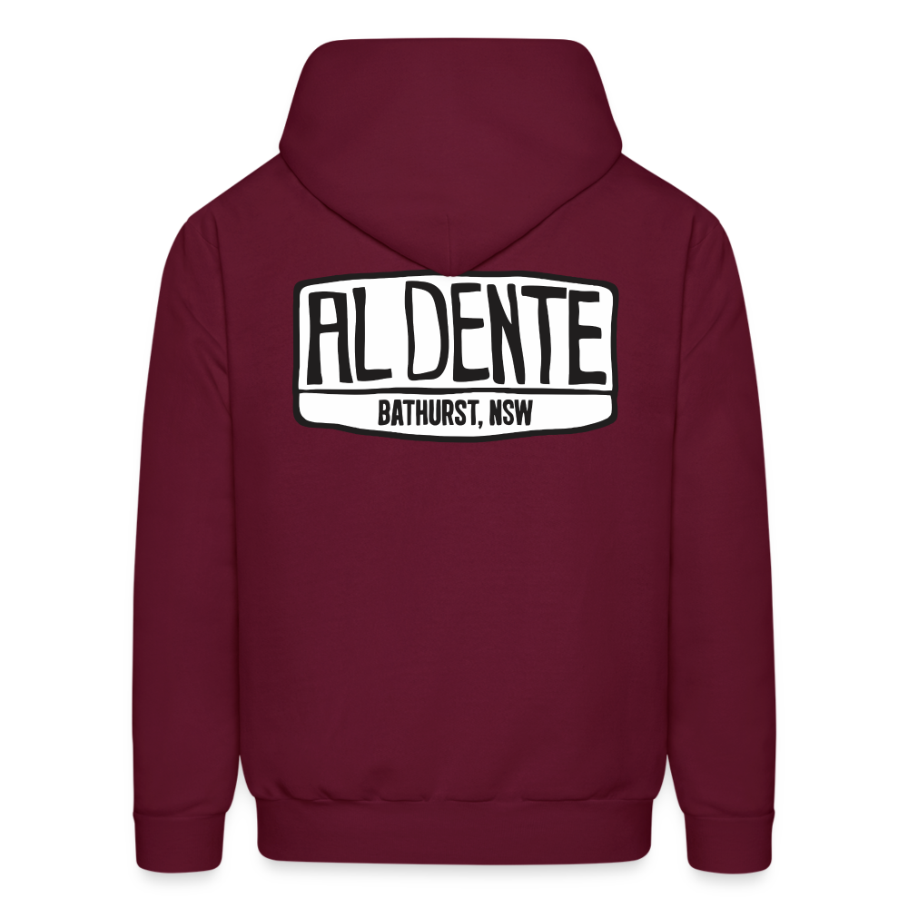 Al Dente's Hoodie - burgundy