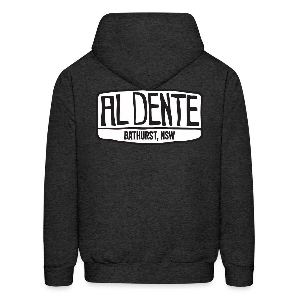 Al Dente's Hoodie - charcoal grey