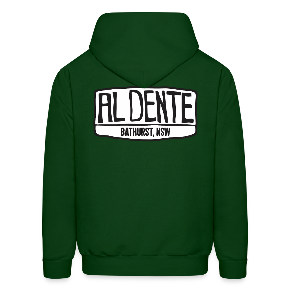 Al Dente's Hoodie - forest green