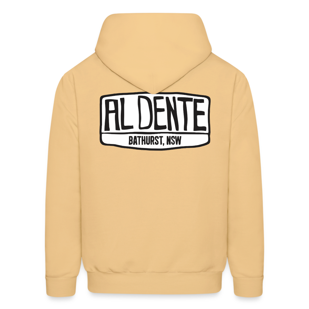 Al Dente's Hoodie - light yellow