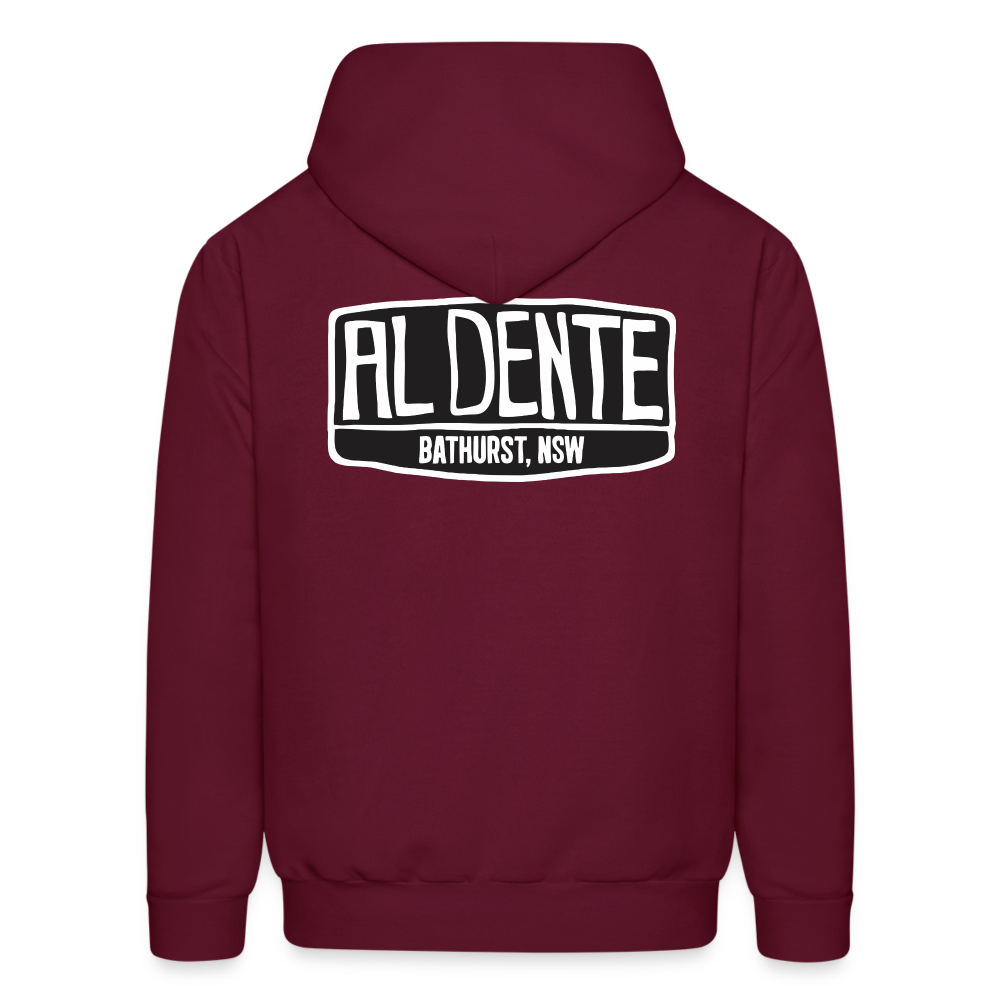 Al Dente's Hoodie - burgundy