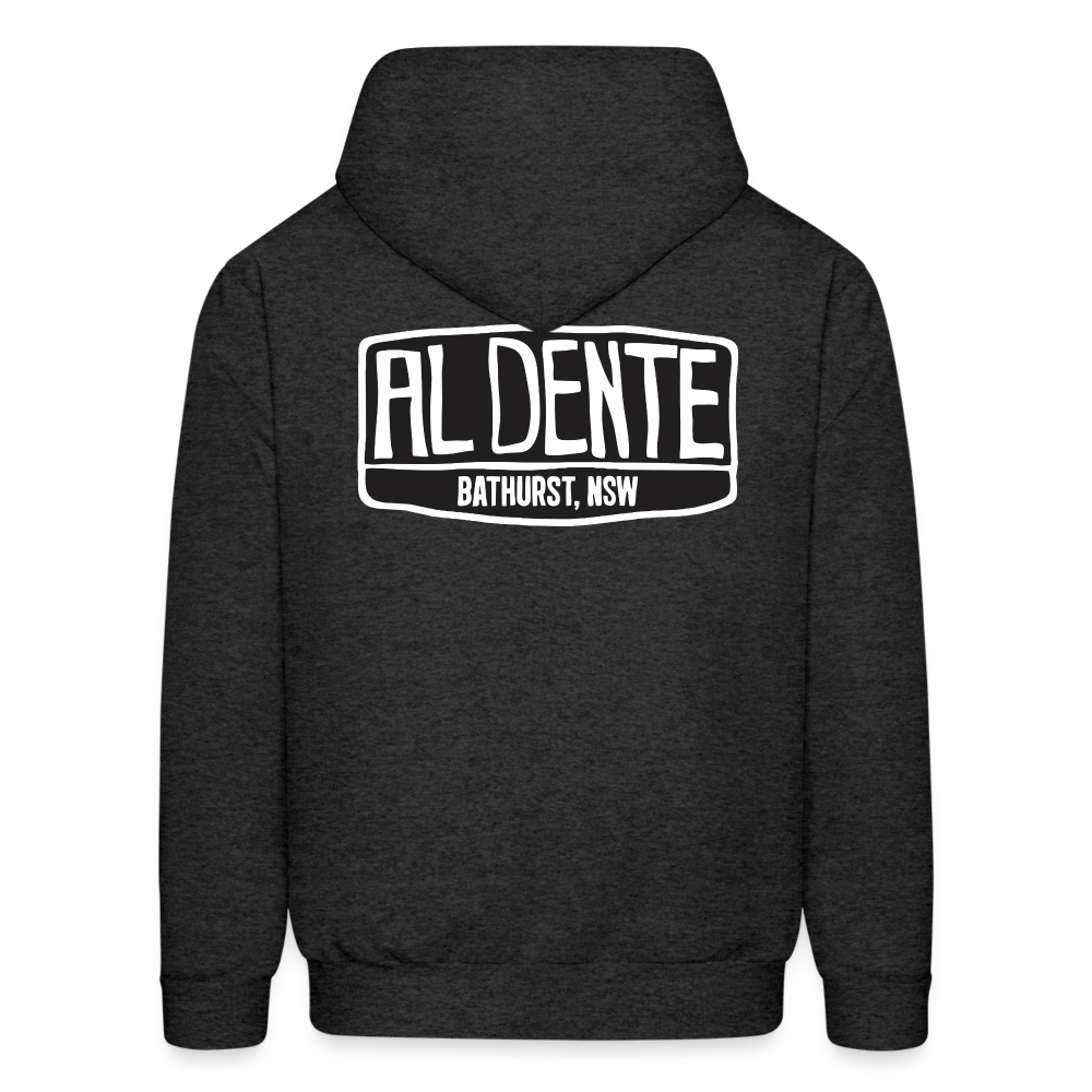 Al Dente's Hoodie - charcoal grey