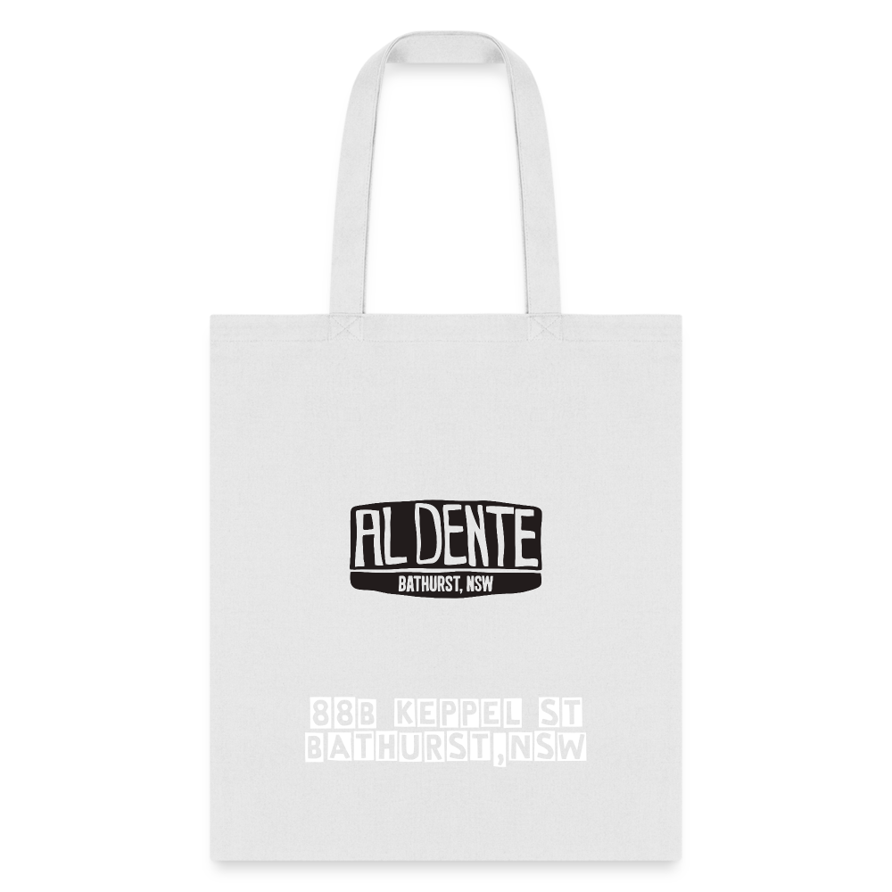 Al Dente Tote Bag - white