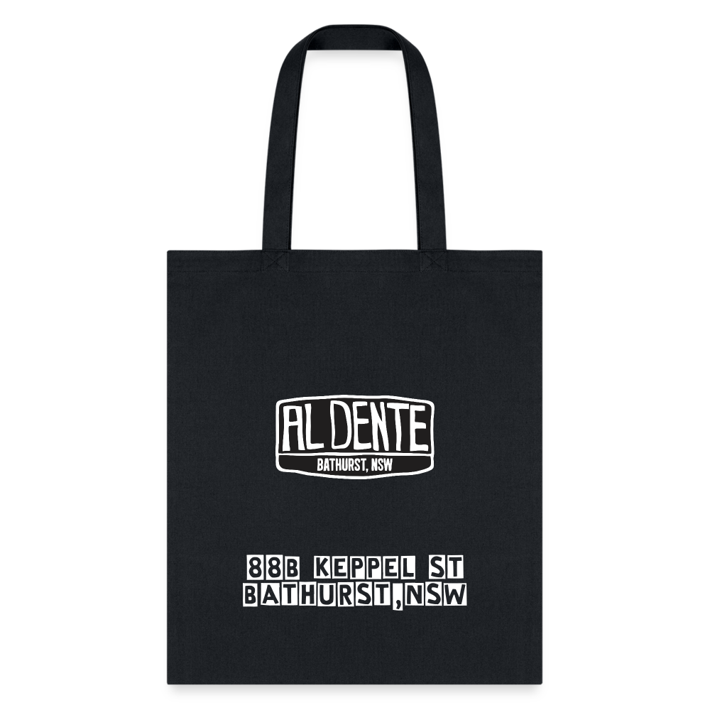 Al Dente Tote Bag - black