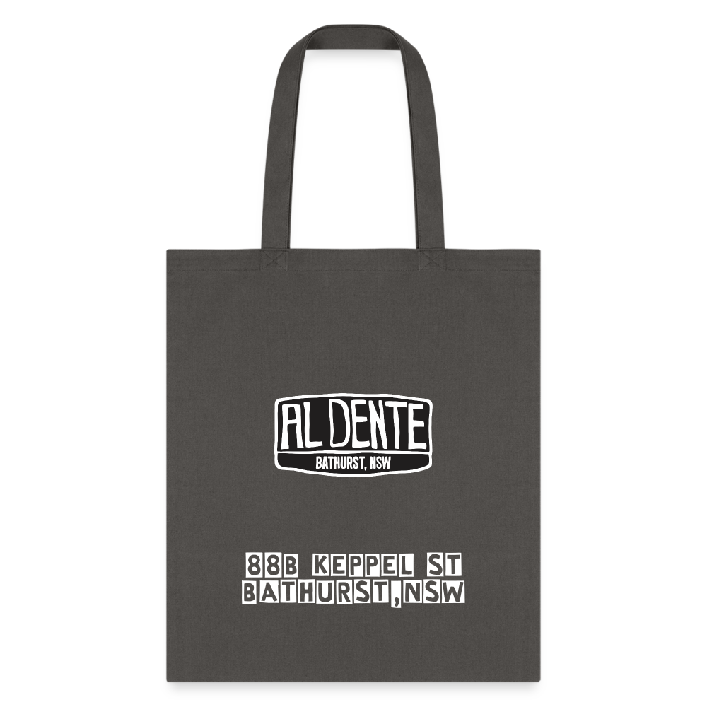 Al Dente Tote Bag - charcoal