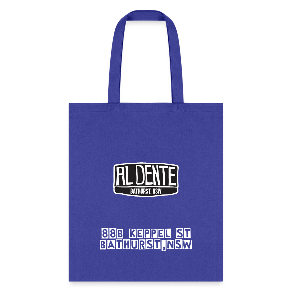 Al Dente Tote Bag - royal blue