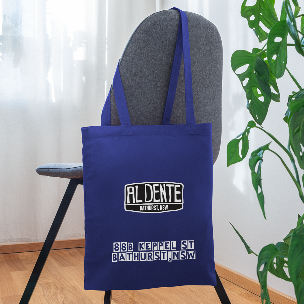 Al Dente Tote Bag - royal blue