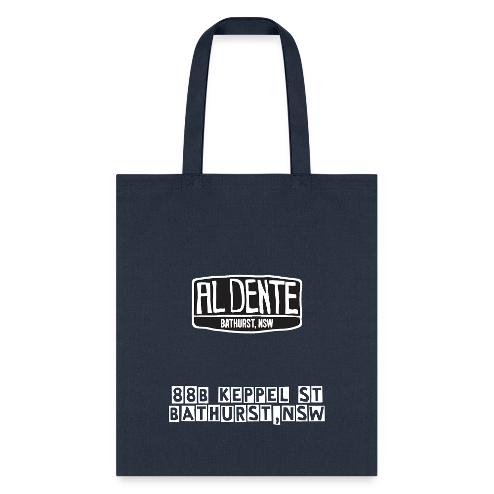 Al Dente Tote Bag - navy